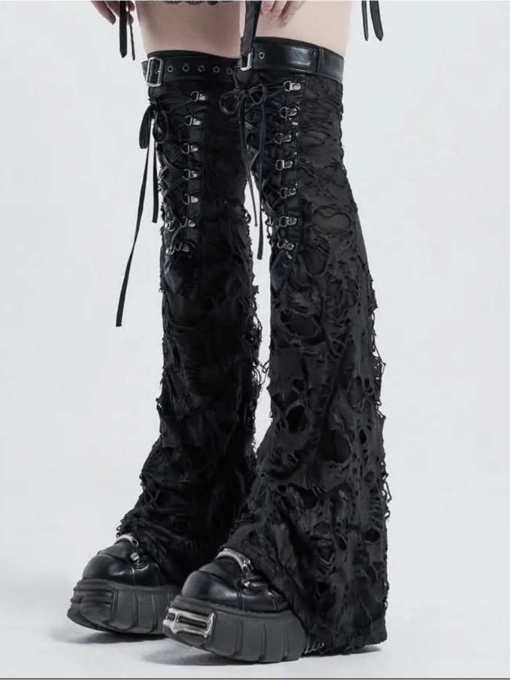 Punk Rave Malice Gothic Leg Warmers
Size XL-2XL